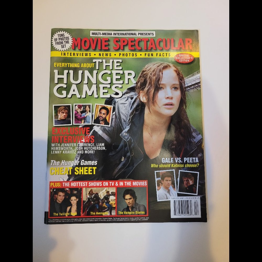 2012 Movie Spectacular Magazine Everything About The Hunger Games